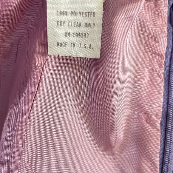 Zola Evening Skirt Womens 12 Lilac Satin Lined Pencil Straight Midi‎ Skirt - Picture 9 of 11